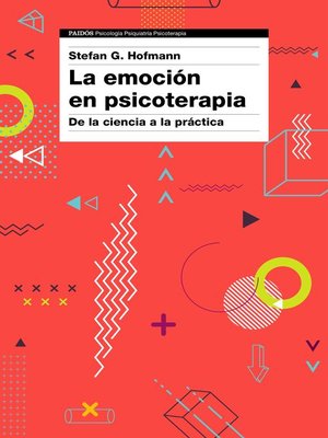 cover image of La emoción en psicoterapia